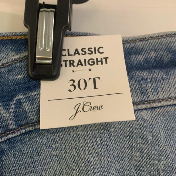 NWT J. Crew | Classic Straight Jean Frayed Hem | 30T (10T) - Picture 5 of 8